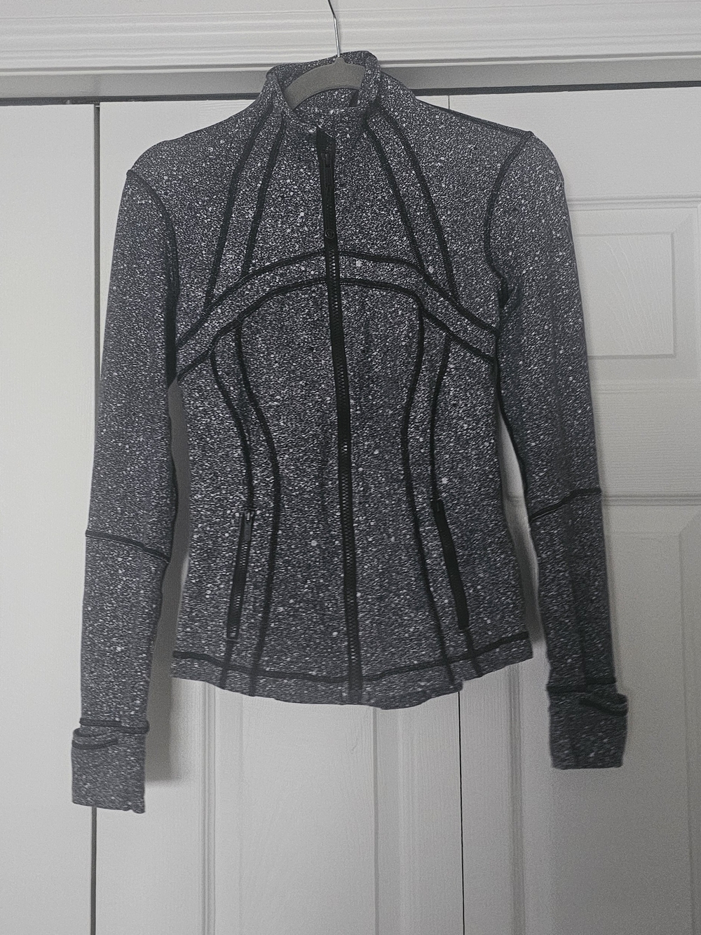 lululemon athletica Women's Reflective Gray Zip-Up Utility Jacket